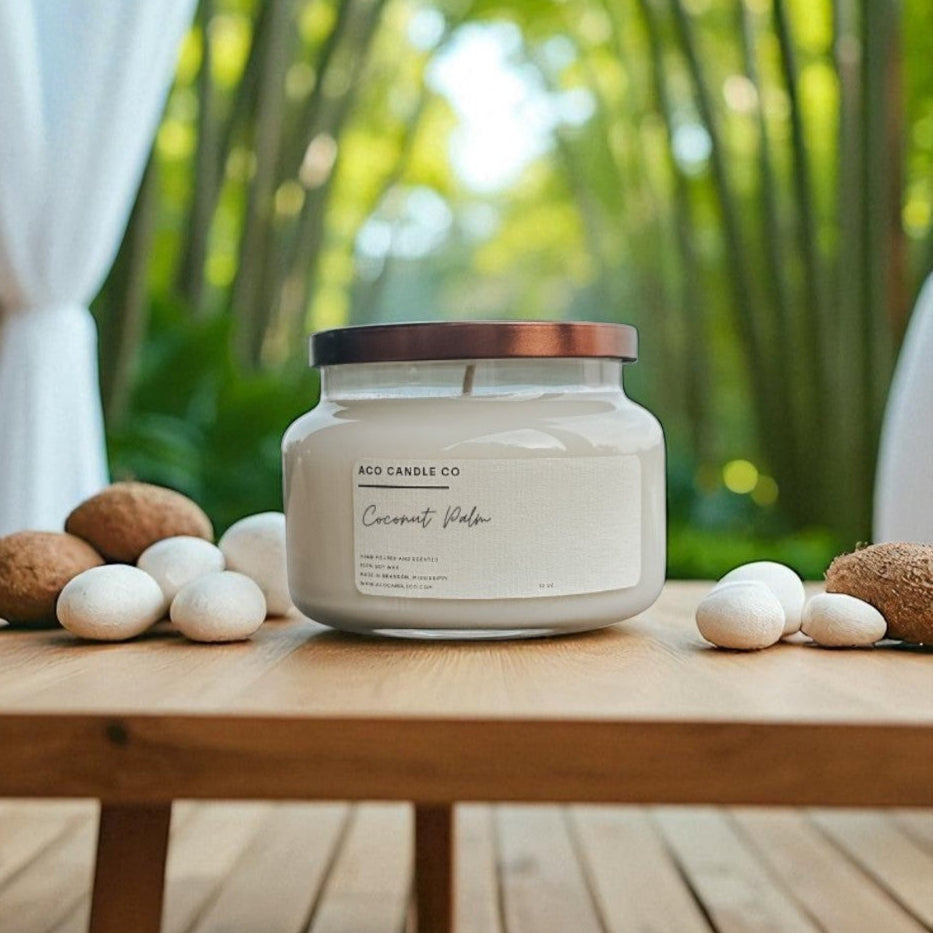 Coconut Palm Candle Sample