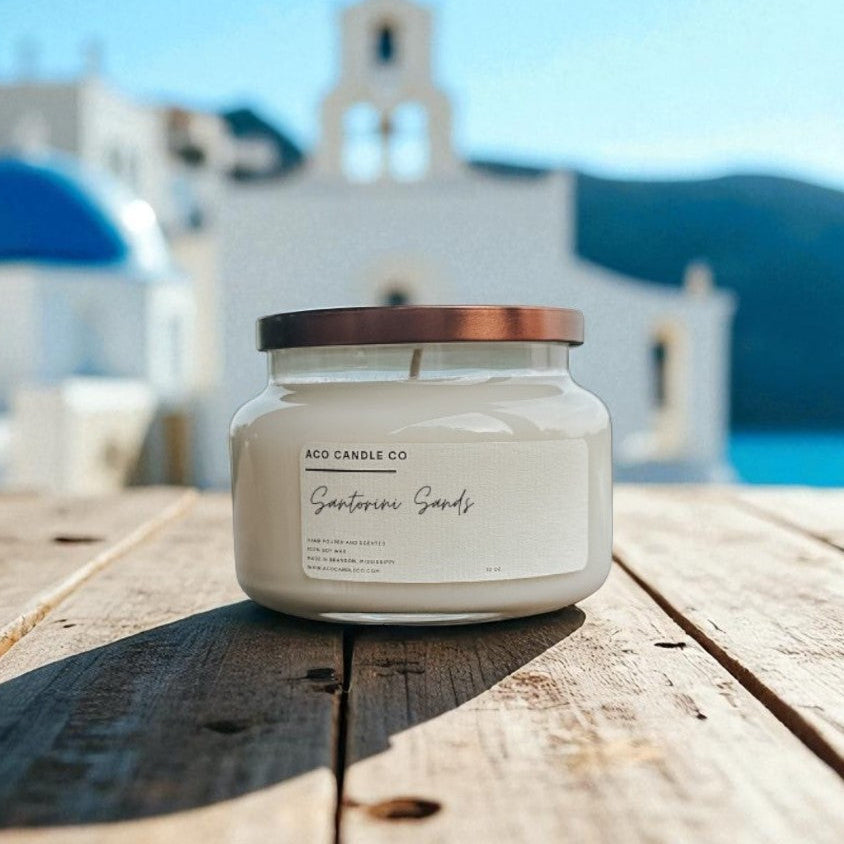 Santorini Sands Candle Sample