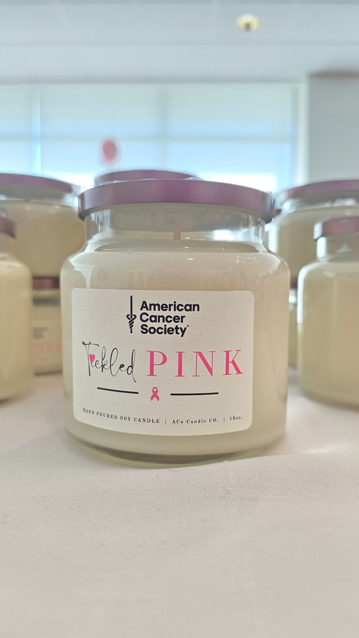 Tickled Pink | American Cancer Society Benefit Candle 16oz