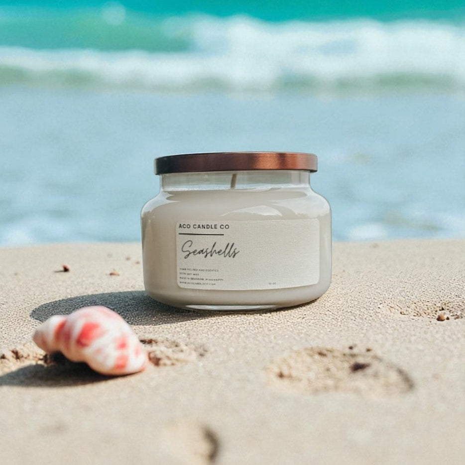 Seashells Candle Sample