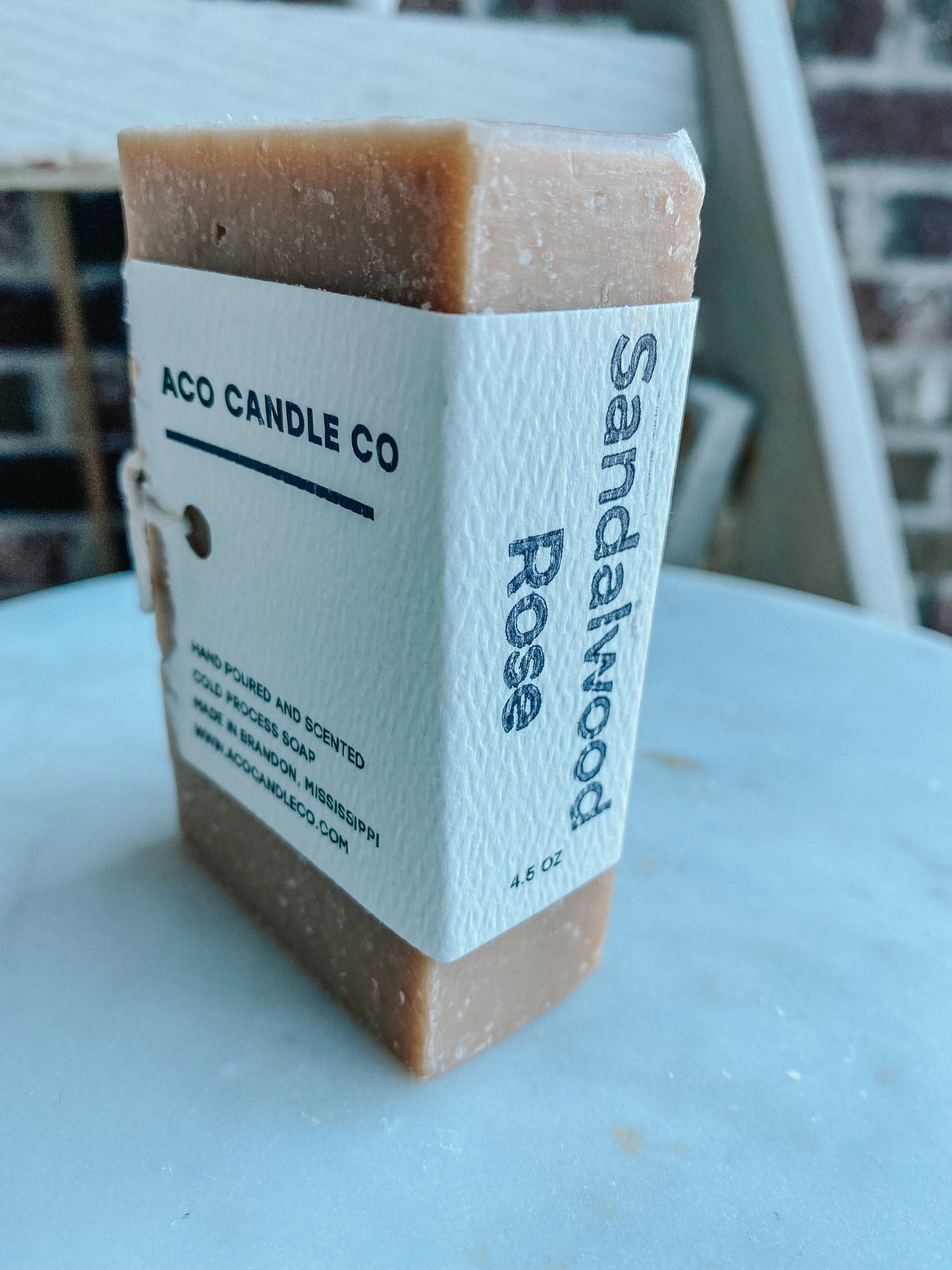 Sandalwood Rose Cold Process Soap