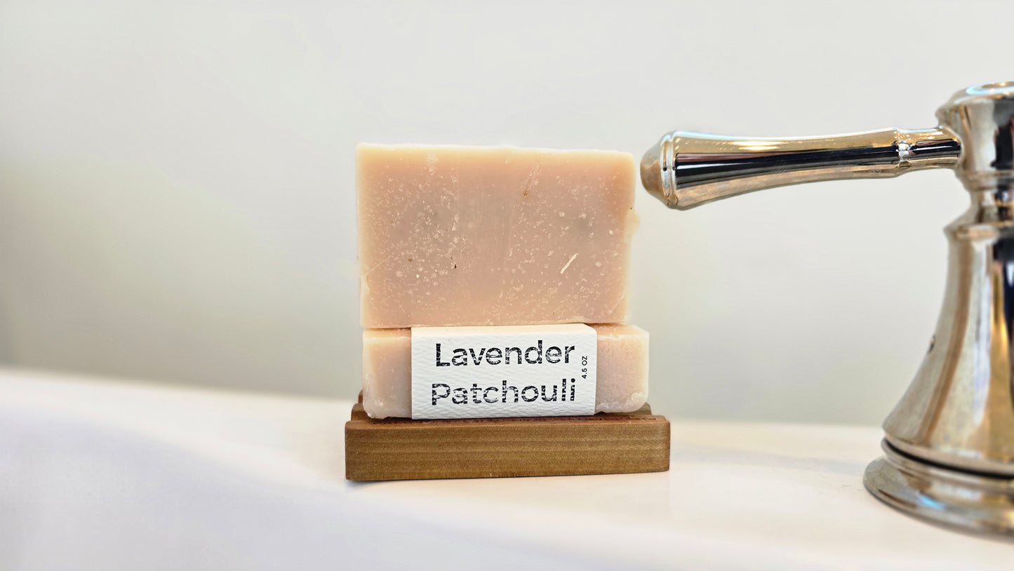 Lavender Patchouli Cold Process Soap