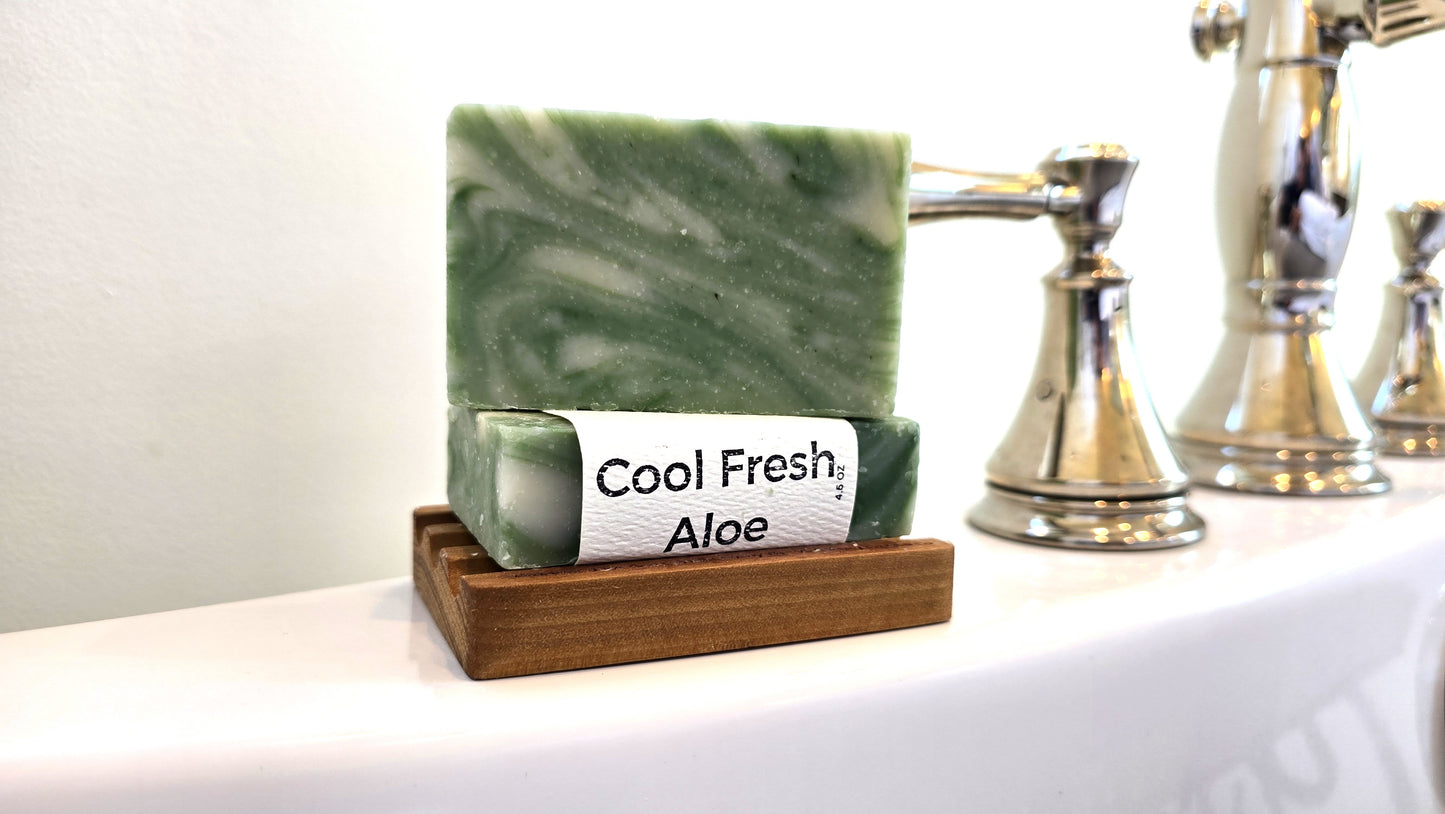Cool Fresh Aloe Cold Process Soap