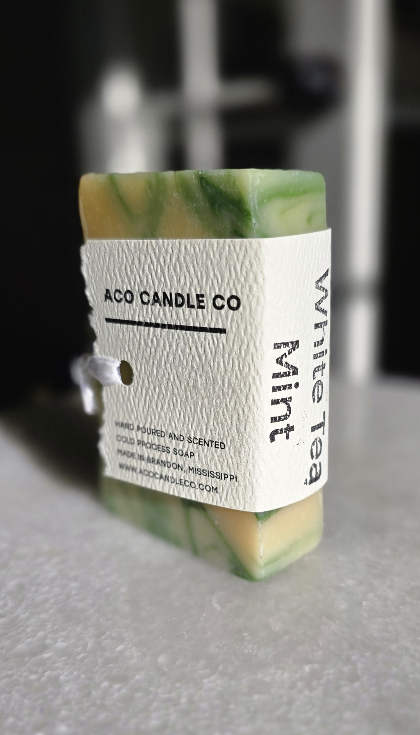 White Tea Mint Cold Process Soap
