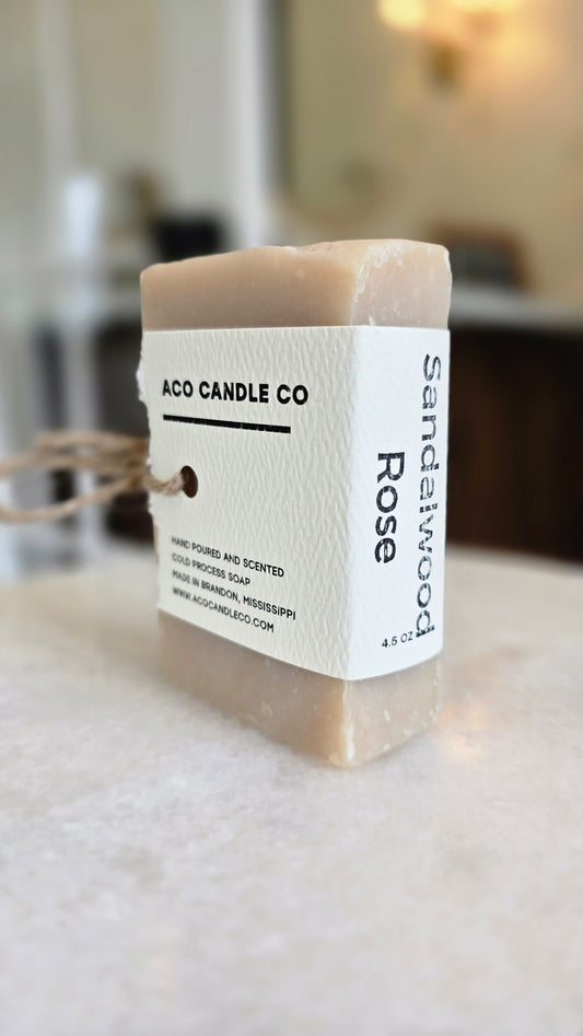Sandalwood Rose Cold Process Soap