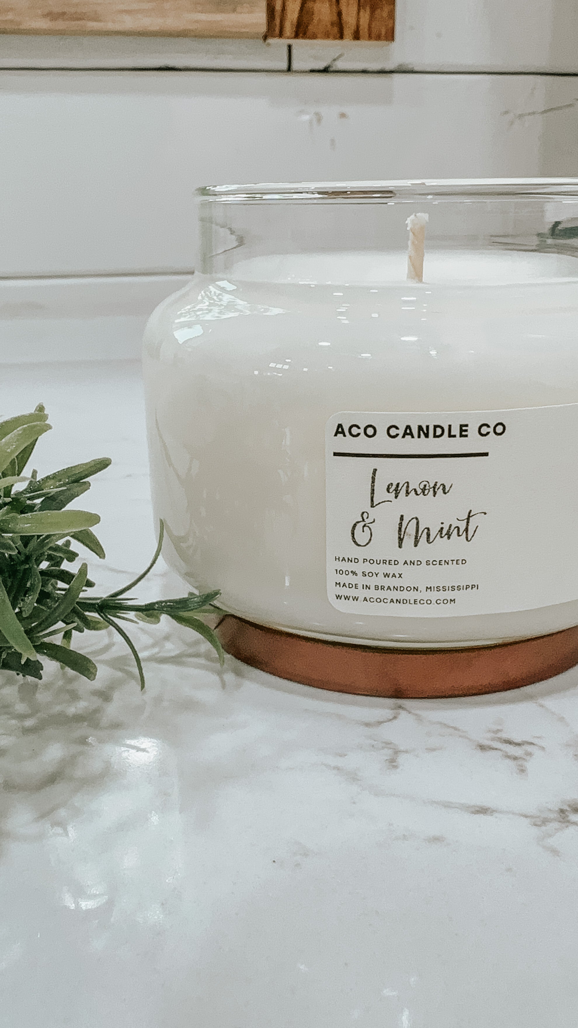 Lemon & Mint Candle