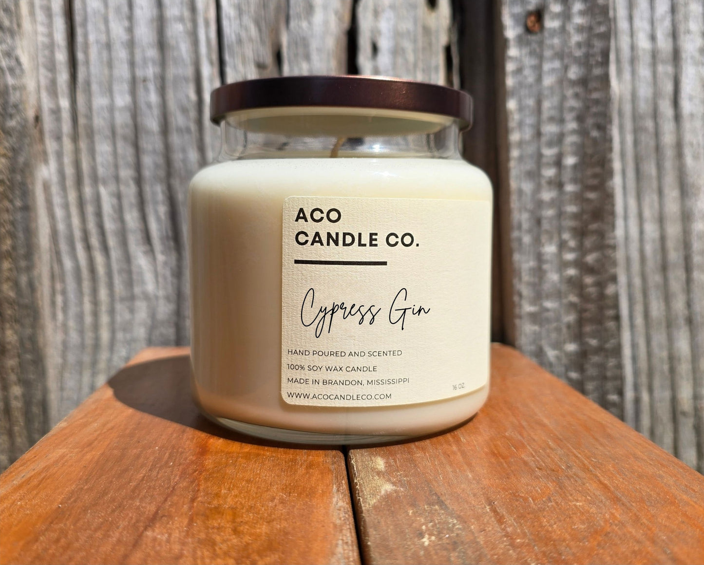 Cypress Gin Candle