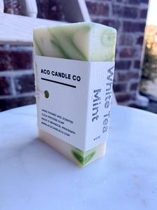 White Tea Mint Cold Process Soap